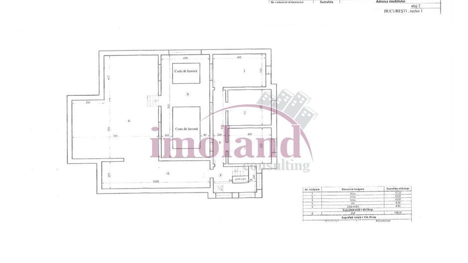 Vila - Piata Romana - inchiriere - Schiță 38