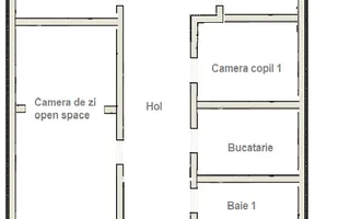 Aparament 5 camere etaj 1 zona Dambovita - Poză 16