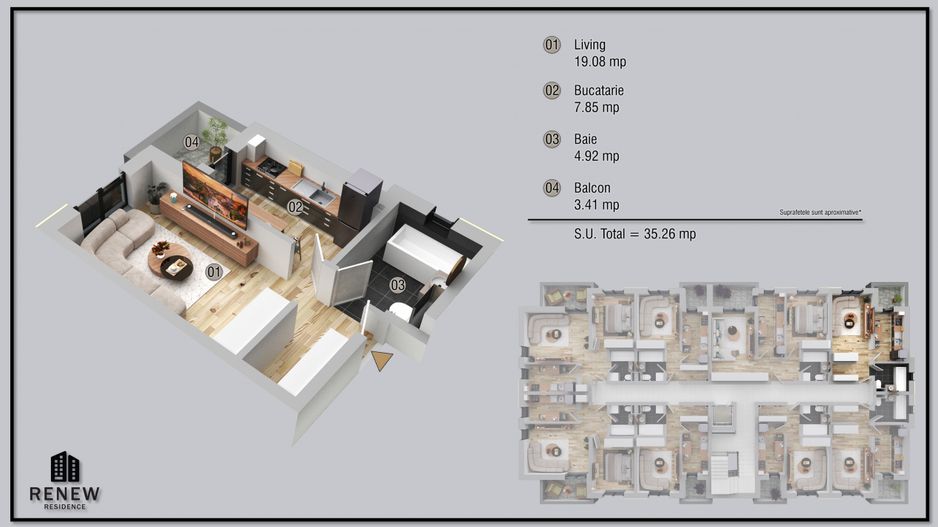Garsoniera Militari Residence aprilie 2026 - Poză 2