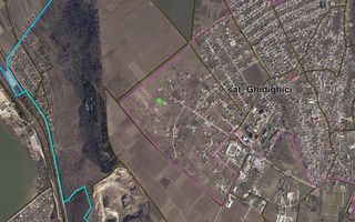Teren 9,45 ari Ghidighici | 23 m fațadă | pentru construcții | 6 km de Chișinău - Poză 16