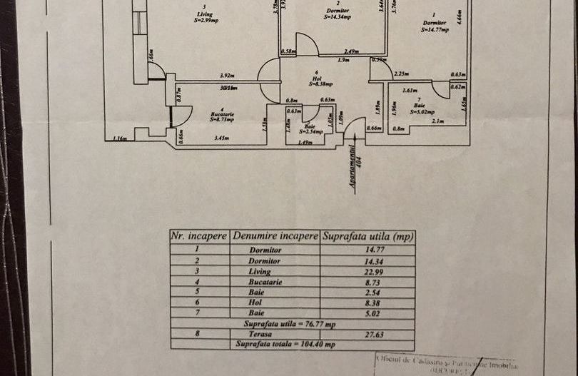 Apartament 3 camere, cu 2 bai. Asmita Garden - Poză 19