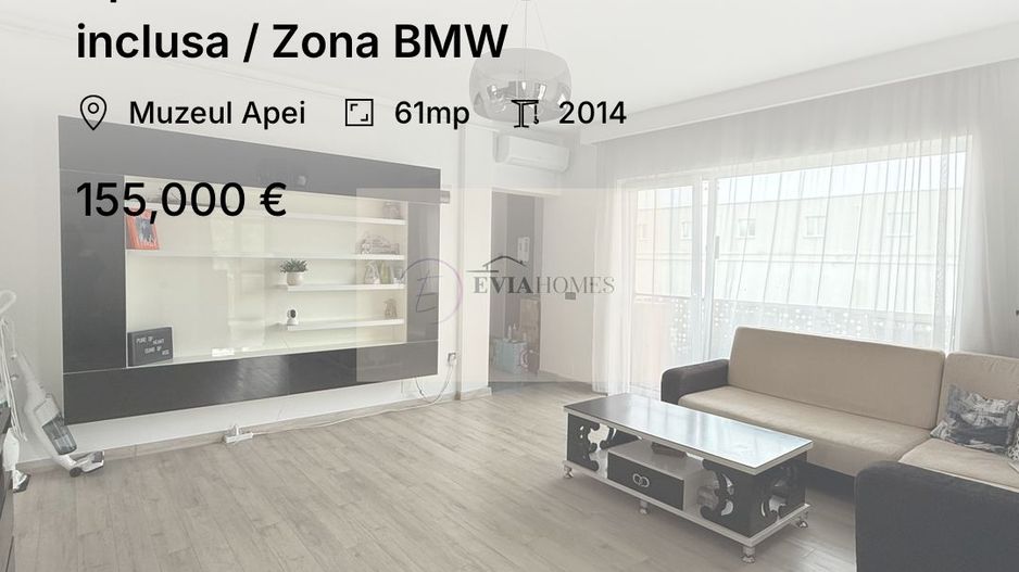Apartament cu 3 camere / Parcare inclusa / Zona BMW - Poză 1