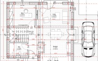 Casa Individuala cu CARPORT si teren 500 mp Selimbar-Sibiu - Schiță 8