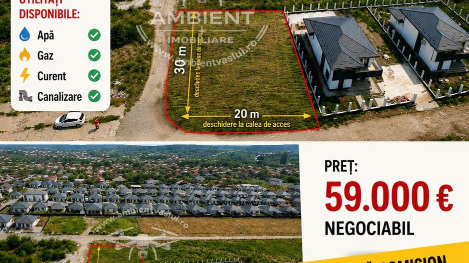 TEREN INTRAVILAN 650 mp, VASLUI zona Cartier case ST. METEO; - Poză 1