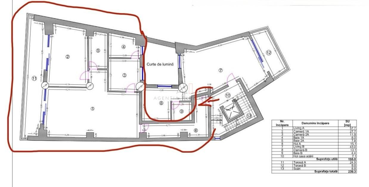 Bloc Nou 2025 /Piata Rosetti/ 3 Camere/ 0% Comision 143 mp - Poză 11