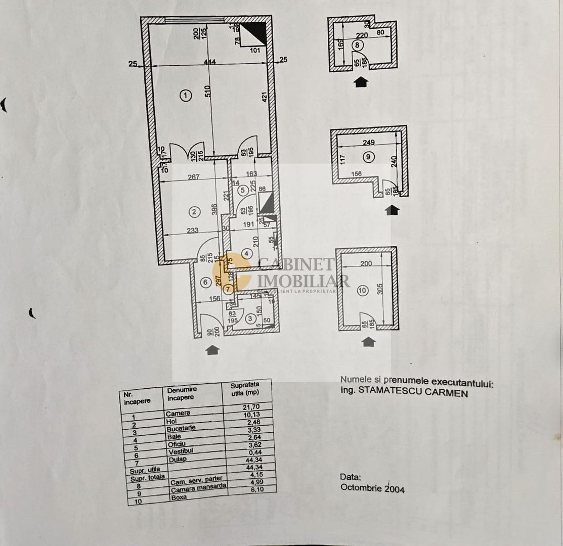Biserica Armeneasca - Bd. Carol | Etaj Intermediar | Centrala Proprie - Schiță 8