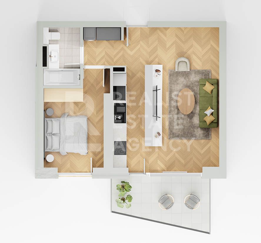 Vânzare, apartament cu 2 camere în zona Străulești - Poză 3