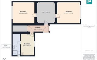 Casă cu 3 camere și teren de 700 mp în Cermei - Poză 4