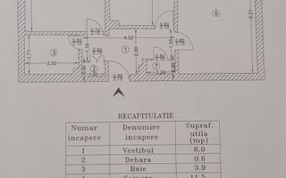 2 Camere - 52 MP | Decomandat | 1981 | Metrou Gorjului - Schiță 6