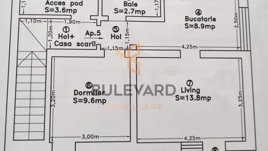 Comision 0! Casa tip vila cu 6 apartamente in zona BT Arena! - Schiță 55