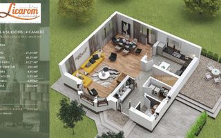 Vila Lux ,CRISTIAN, P+M, 4 camere,teren 567 mp, - Poză 51