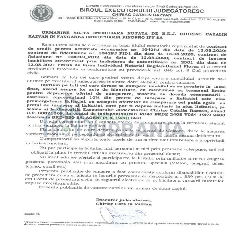 Teren 2056mp cu 3 construcții(casă + anexe) 361.172,50 RON/70.885 EUR! - Poză 5