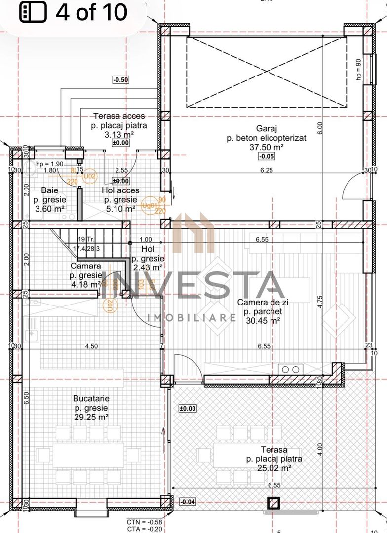 Casa Smart Premium, 5 camere, 278 mp, cartier privat, Floresti - Schiță 14