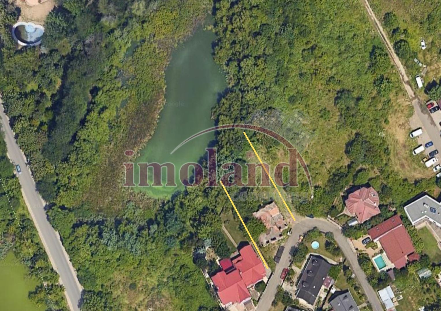 Vanzare teren intravilan, deschidere la lac | 1000 mp | Pipera - Poză 1