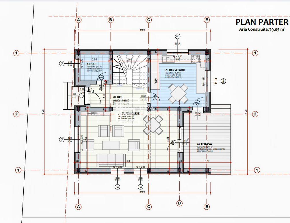 Casă individuală 125 mp utili, teren 480 mp, Cristian - proiect personalizabil - Schiță 8