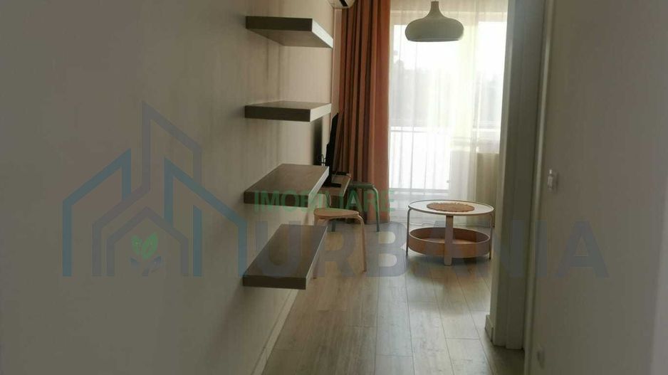 Apartament cu o cameră în Conest Vision, Iași - compartimentare living, dormit și spațiu de lucru - Poză 5