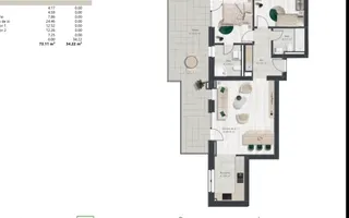 COM 0% Penthouse superb cu 3 camere | Denya Forest - Poză 11