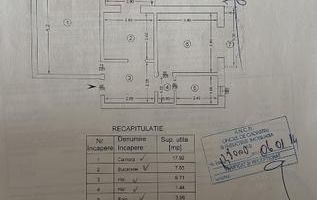 Apartament 2 camere, Dancu, etaj 3/3, 56 mp, 89.999 EUR - Poză 1
