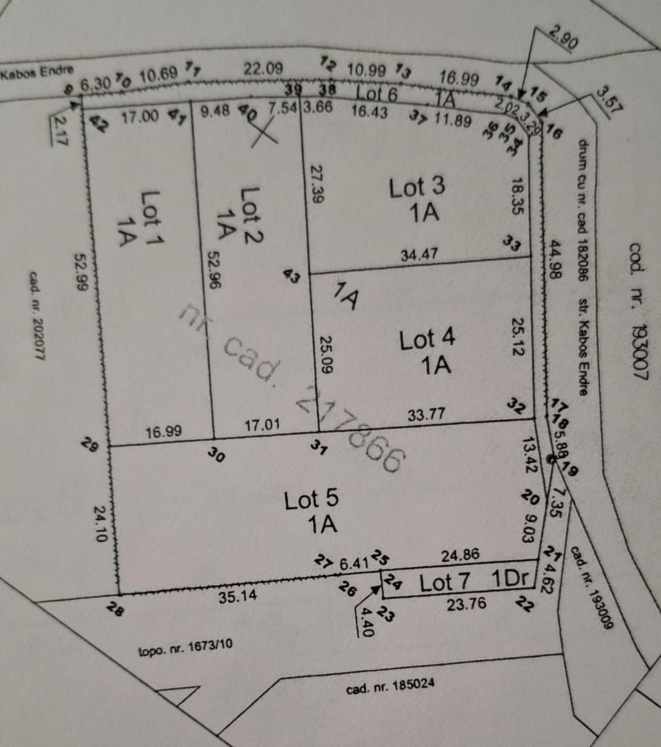 Parcele teren constructie rezidential- Podgoria- pret 78 euro/mp neg - Poză 1