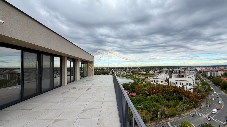 Penthouse cu 4 camere // terasă 70 mp / 200 mp / 3 parking / Straulesti - Poză 13