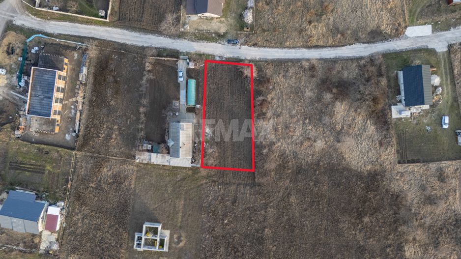 Teren 9,45 ari Ghidighici | 23 m fațadă | pentru construcții | 6 km de Chișinău - Poză 3