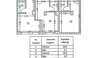 Apartament 3 dormitoare - Kiseleff | Imobil 2000 - Schiță 37