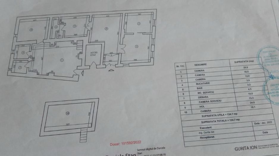 VILĂ INDIVIDUALĂ | CURTE PROPRIE 30 MP | ZONA DACIA - Schiță 26