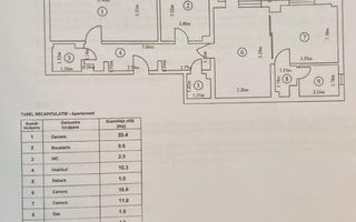Apartament 3 camere Stefan cel Mare - Schiță 11