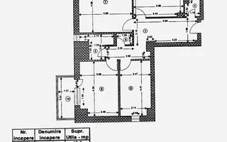 3 Decomandate- 91mp- Etaj 1- Centrala- 2 Bai- Terasa- AFI Mall - Schiță 11