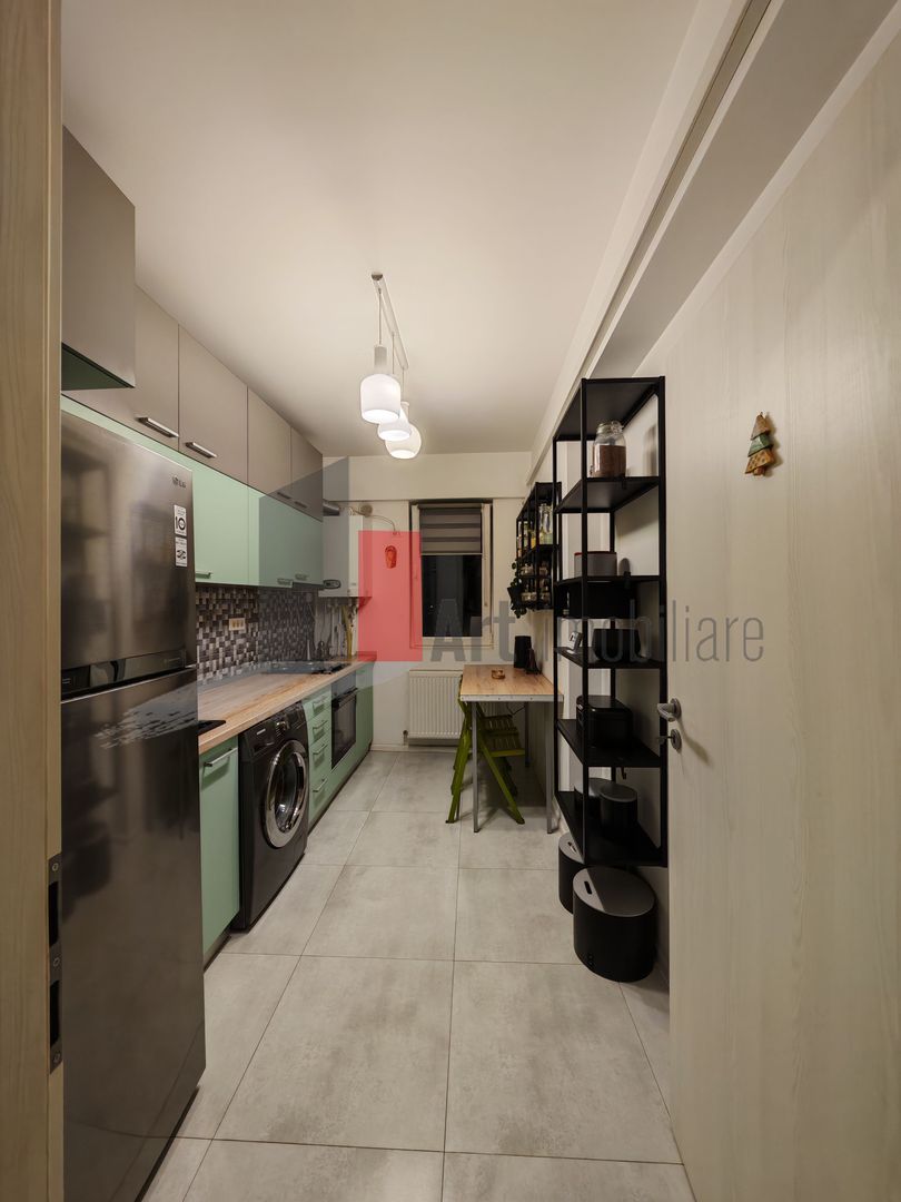 Apartament cu 2 camere de vanzare -Pacii-cu centrala-mobilat si utilat - Poză 15