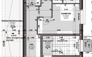 Apartament 4 camere, 114 mp, Andrei Muresanu, imobil tip vila - Schiță 2