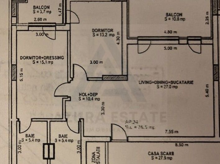 Apartament premium 3 camere 2 bai parcare subterana 2 balcoane Lazaret - Poză 6