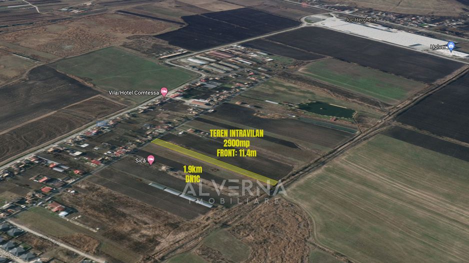 Teren intravilan - cadastrat - 2900mp - front 11.4m - Jucu de Mijloc - Poză 1