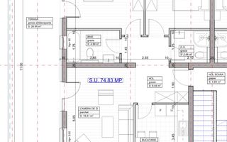 Penthouse cu 3 camere si terasa de 27mp | zona Neptun | Giroc - Poză 3