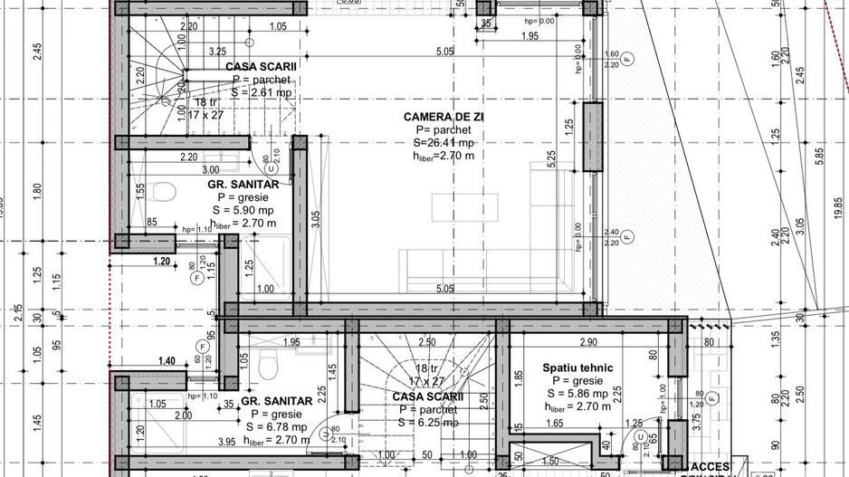 Case cuplate la liziera padurii , ideale pentru 2 familii ! - Schiță 40