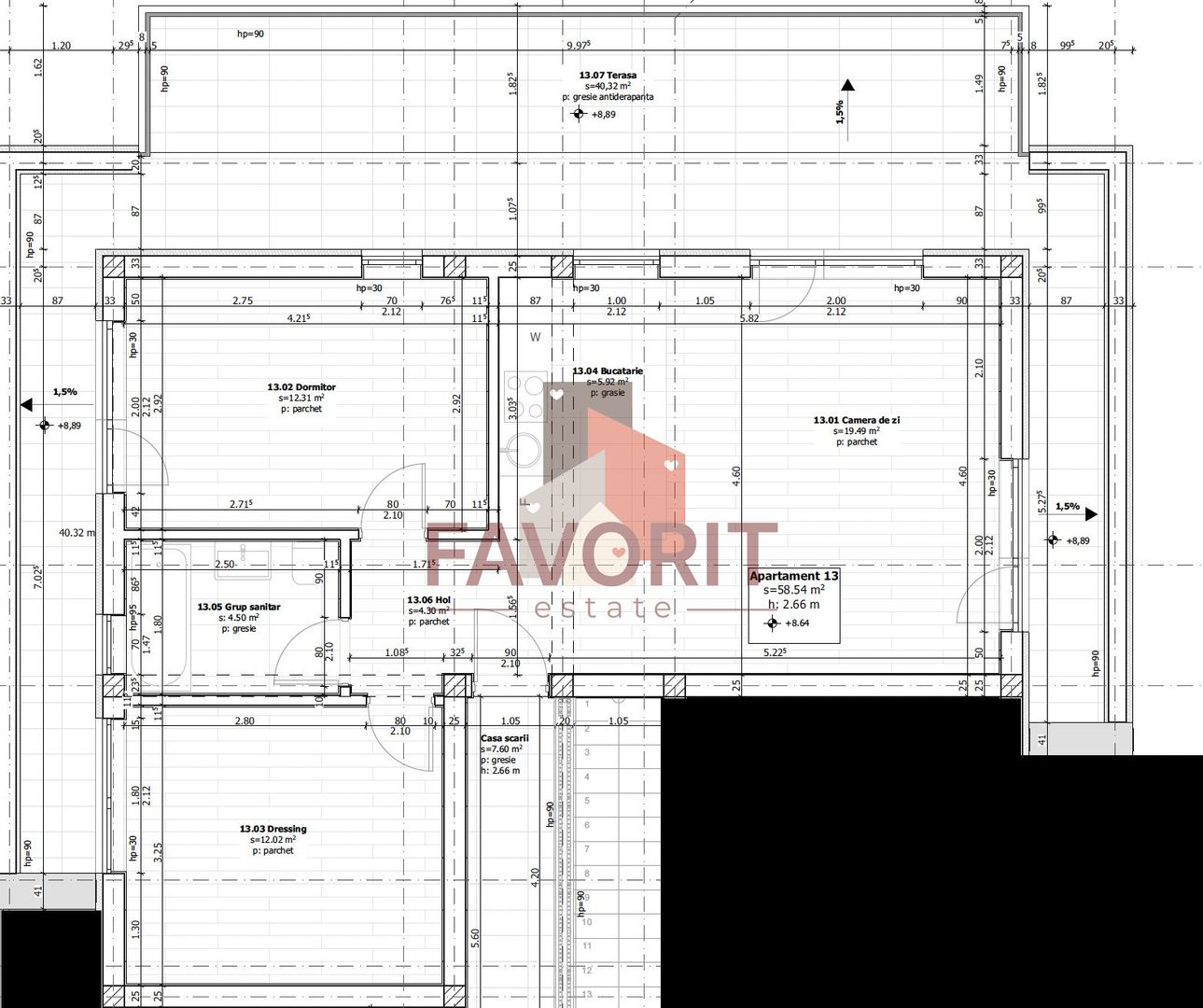 Terasa 40 mp. Zona Buziasului. Finisaje la alegere - Poză 13