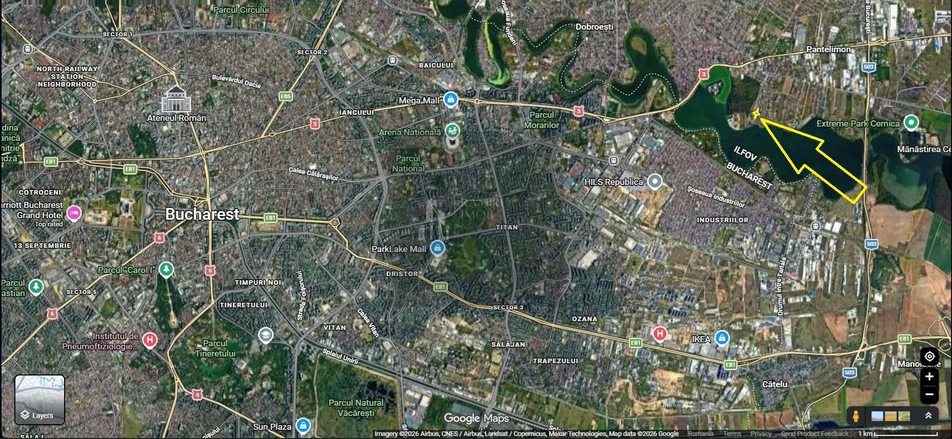 Teren Lacul Pantelimon 784mp deschidere 53m -10minute de cartier Titan - Poză 2