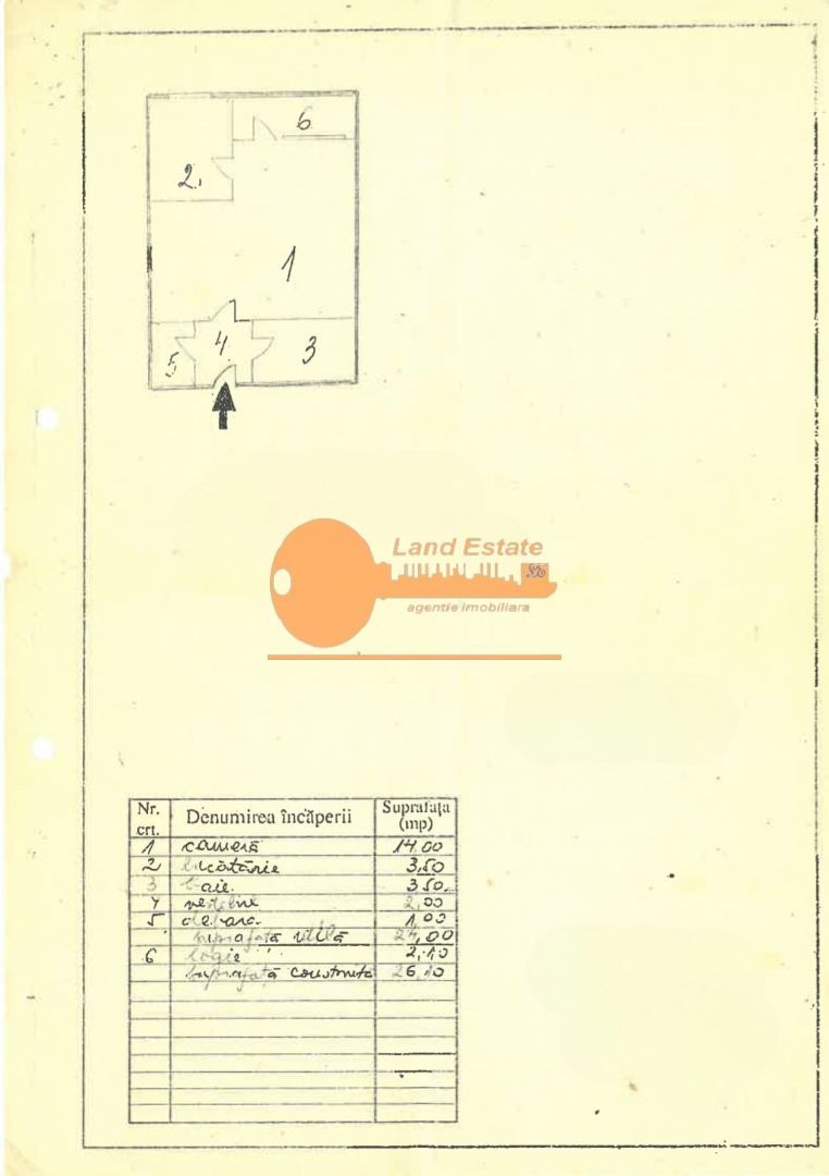 Garsoniera Rahova-zona Petre Ispirescu-Renovata - Schiță 9