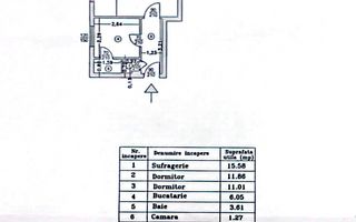 Apartament cu 3 camere de vanzare, 57 mp utili,  Auchan Crangasi - Poză 4