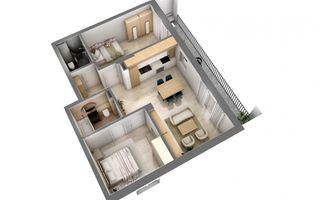 Apartament 3 Camere Finisat , Balcon, Parcare Inclusă,Doamna Stanca - Poză 7