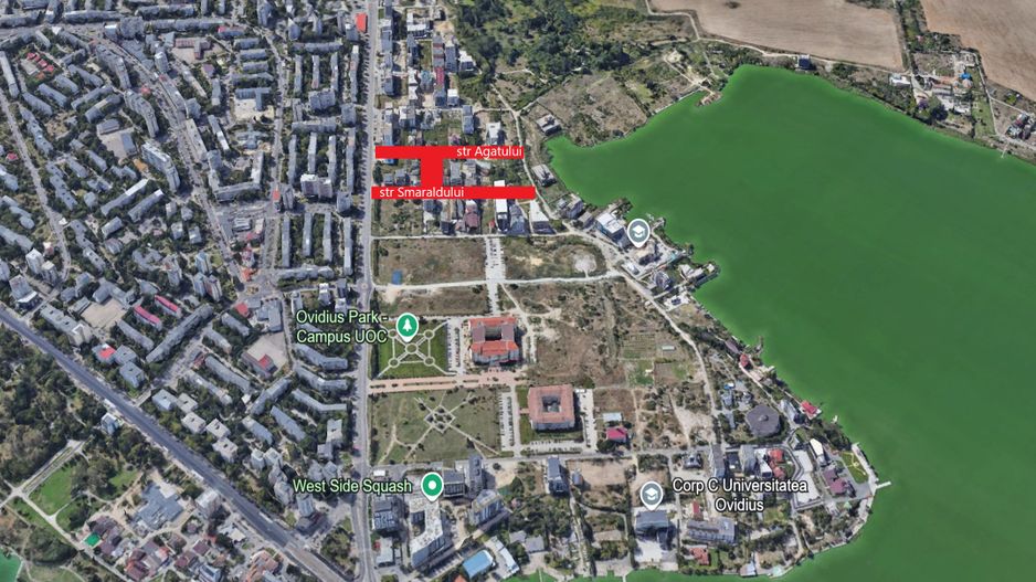 Teren intravilan 2500mp str Smaraldului - Campus Universitate Ovidius - Poză 1