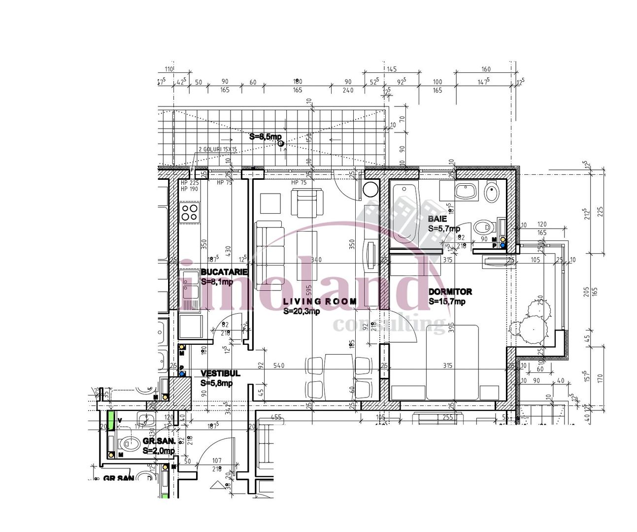 Vanzare apartament 2 camere 2 bai, 66.5 mp etaj 6/7 - Băneasa, ZOO - Poză 15