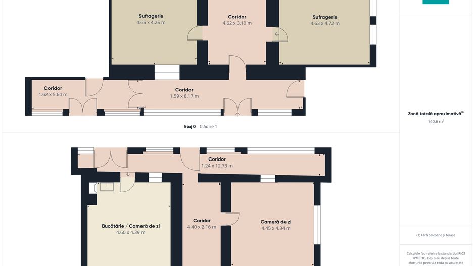 Proprietate cu 3 case din văiugă și teren în Nadab - Poză 10