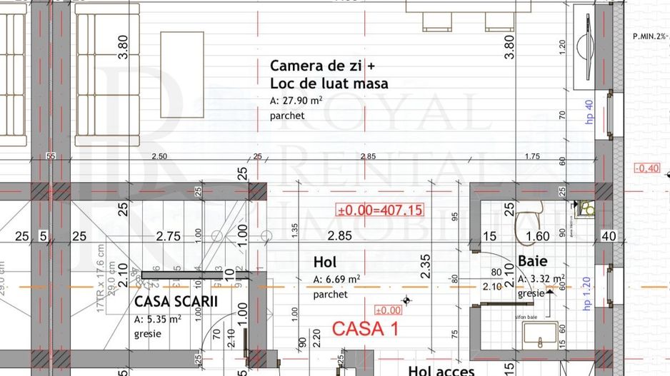 Duplex 4 camere, 120 mp utili, complex cu parc și râu, zona Polus-Poligon - Poză 4