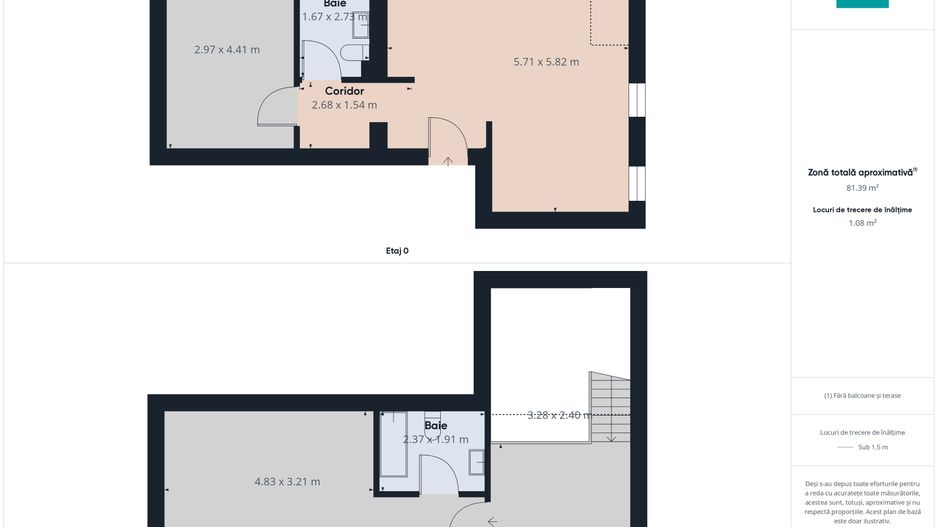 Penthouse 3 camere | ~80 mp | Giroc -  zona Lidl - Poză 12