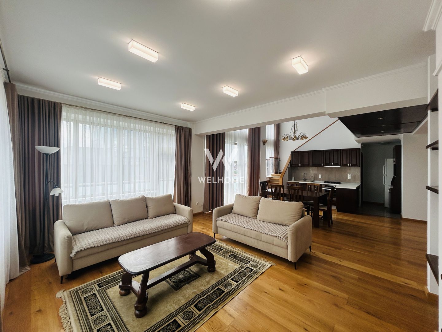 Penthouse de inchiriat, zona buna, terasa mare, mobilat si utilat - Poză 5