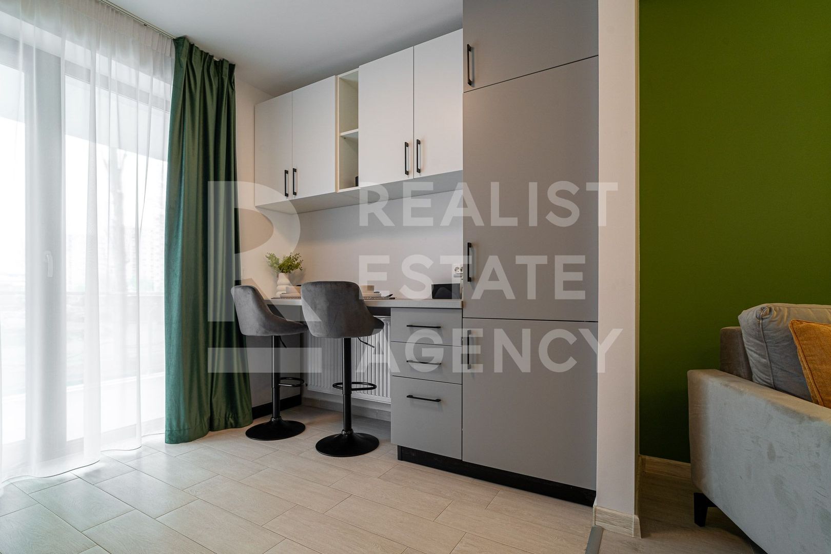 Apartament cu 2 camere + birou, mobilat, parcare și TVA inclus în preț - Poză 4