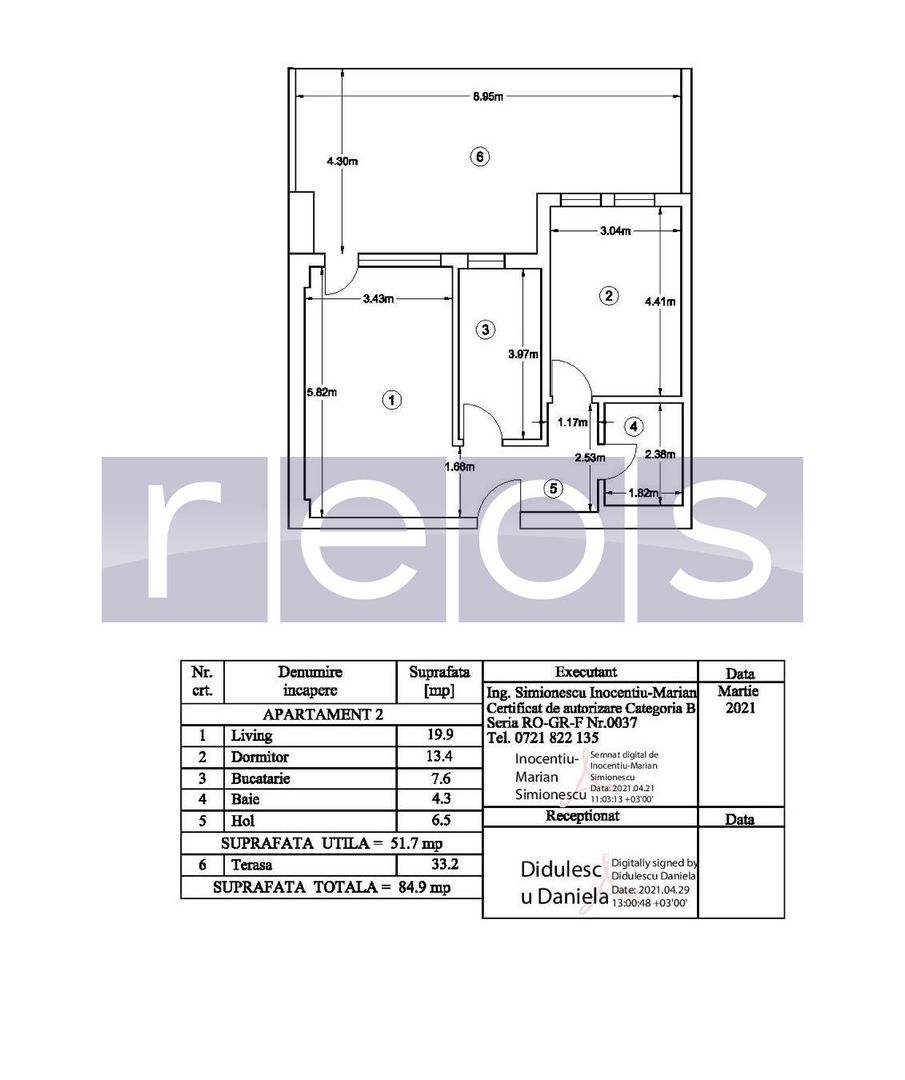 VANZARE 2 CAMERE | TERASA 33 MP | PARCARE INCLUSA | PIPERA – ROND OMV | - Poză 17