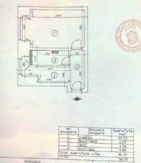 Vanzare Garsoniera Unirii Fantani, Pozitie Premium, Structura Monolit, Etaj 1 - Poză 6