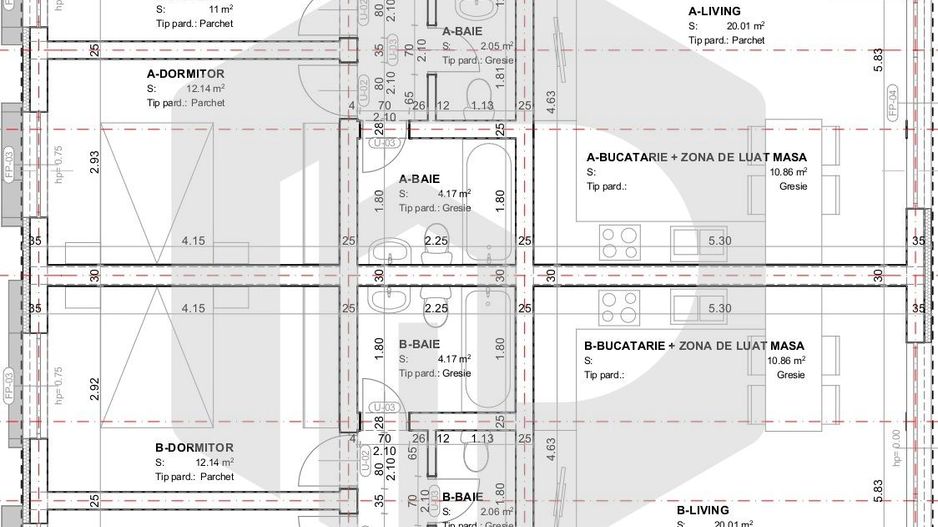 Duplex pe un singur nivel - 67mpu - Curte 150mp - Talmaciu - Poză 3